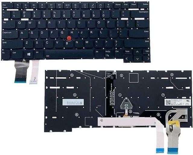 Main image of New US Black English Backlit Laptop Keyboard (Without palmrest) for Lenovo ThinkPad P1 Gen 4 Type 20Y3 20Y4 ThinkPad X1 Extreme 4th Gen Type 20Y5 20Y6 Light Backlight