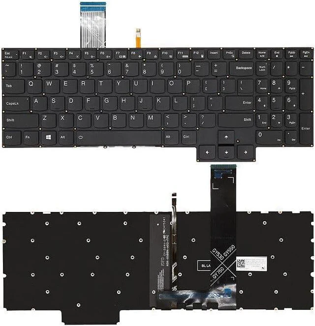 Main image of New US Black English Backlit Laptop Keyboard (Without palmrest) for Lenovo Legion 5-15ITH6H 5-15ITH6 5-15ACH6H 5-15ACH6 5-15ACH6A