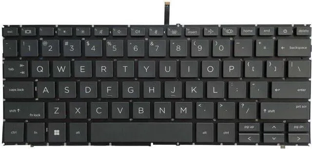 Main image of New US Black English Backlit Laptop Keyboard (Without palmrest) for HP EliteBook 1040 G9 1040 G10 Light Backlight