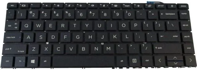 Main image of New US Black English Backlit Keyboard (Without palmrest) for HP ZBook Studio G7 G8 Mobile Workstation