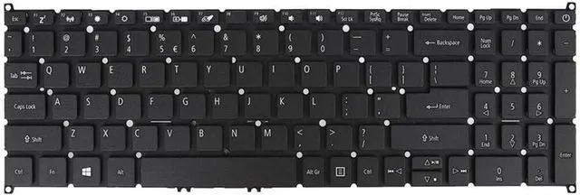 Main image of New US Black English Laptop Keyboard (Without palmrest) for Acer Aspire A517-52 A517-52G A517-52-75N6 A517-52-59SV A517-52-53CU