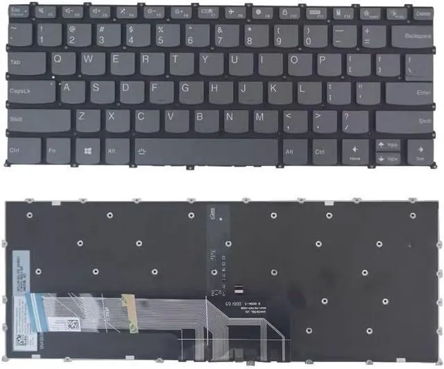 Main image of New US Black English Backlit Laptop Keyboard (Without palmrest) for Lenovo IdeaPad 5-14ABA7 5-14IAL7 82SD 82SE