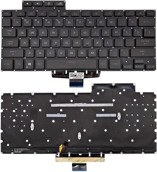 Main image of New US Black English Backlit Laptop Keyboard (Without palmrest) for Asus Zephyrus G15 GA503 GA503Q GA503QR GA503QS M16 GU603H