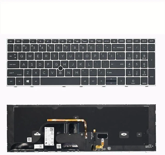 Main image of New US Black English Backlit Laptop Keyboard for HP ZBook Fury 17 G7 G8