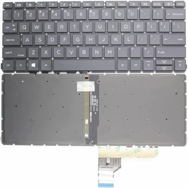 Main image of New US Black English Backlit Laptop Keyboard (Without palmrest) for HP ProBook 430 G8 435 G8