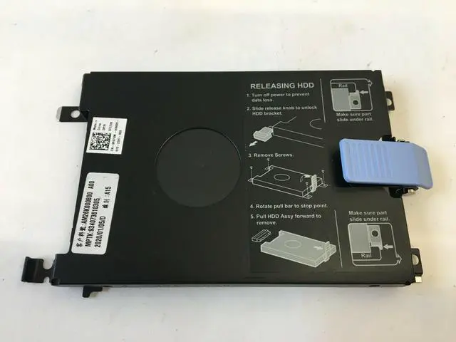 Main image of HDD Bracket Hard Disk Frame Metal Caddy Replacement For Dell Precision 17 7730 7740 P/N: 0F07VM F07VM