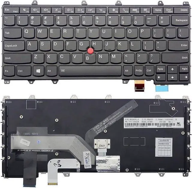 Main image of New US Black English Laptop Keyboard Replacement for IBM Lenovo Thinkpad Yoga 260 460 SN20H35115B 00PA206 ST083 V152020AS1