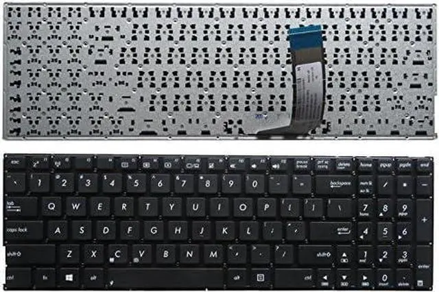 Main image of New US Black English Laptop Keyboard (Without Frame) Replacement for ASUS X756U X756UA X756UB X756UJ X756UQ X756UV X756U X756