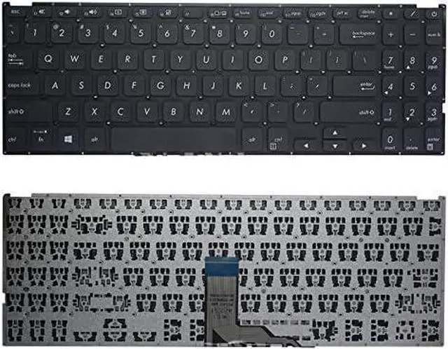 Main image of New US Black English Laptop Keyboard (Without palmrest) for ASUS X515 X515E X515EA X515M X515J X515MA X515JA