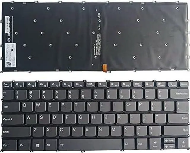 Main image of New US Black English Backlit Laptop Keyboard (Without palmrest) for Lenovo 81X1 81X2 Light Backlight