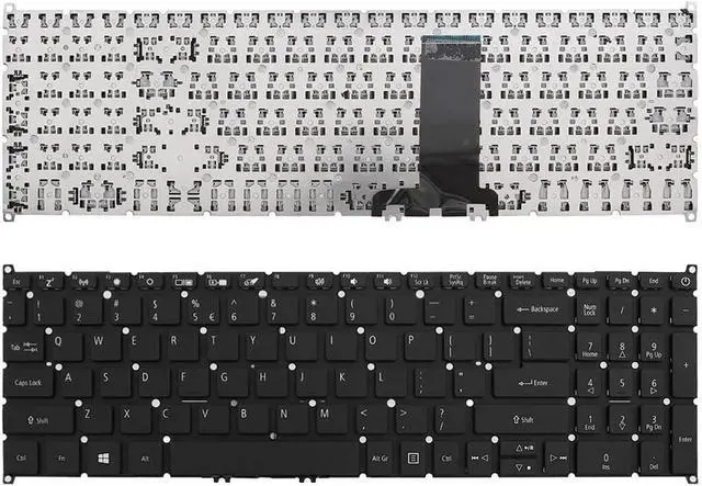 Main image of New US Black English Laptop Keyboard (Without palmrest Non-Backlit) for Acer Aspire A317-53 A317-53G A317-53-552S A317-53-57FK