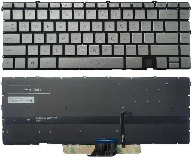 Main image of New US Silver English Backlit Laptop Keyboard (Without palmrest) for HP Envy 13-BD 13M-BD 13M-BD0023DX 13M-BD0033DX 13M-BD0063DX 13-BD0032NR 13-BD0033DX