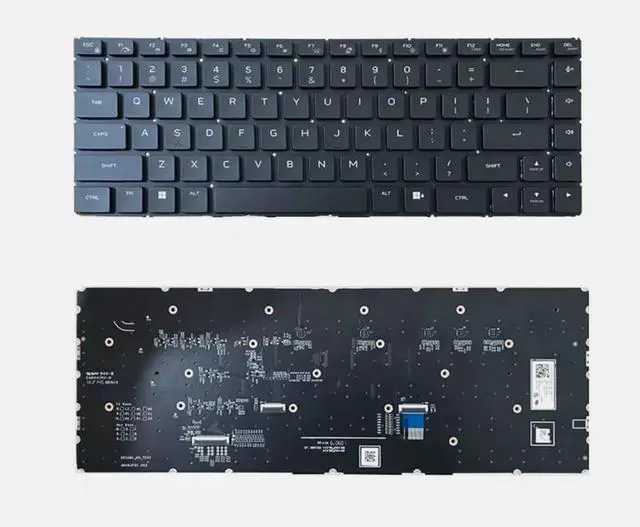 Main image of New US Black English RGB Backlit Laptop Keyboard (Without palmrest) for Dell G16 7620 7625 7630 7635 Light Backlight