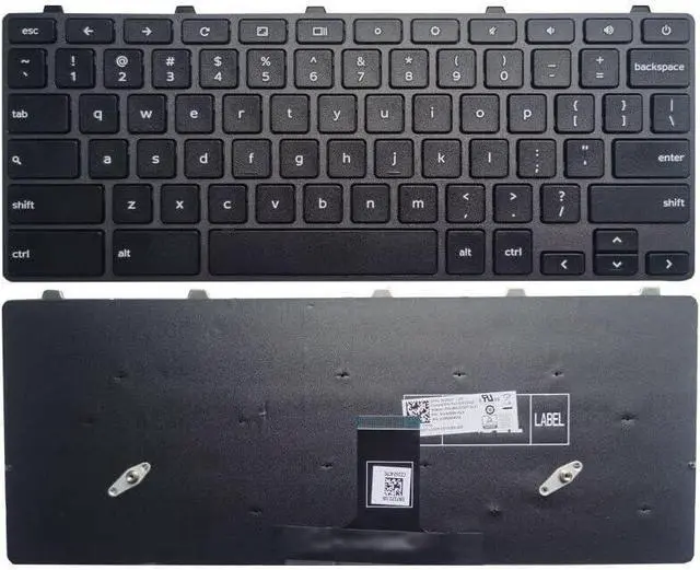 Main image of New US Black English Laptop Keyboard for Dell Chromebook 3400