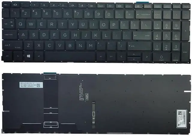 Main image of New US Black English Backlit Keyboard (Without palmrest) for HP Probook 450 G8 G9 G10 455 G8 G9 G10