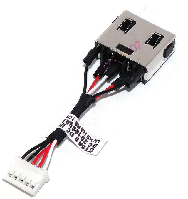 Main image of AC DC Power Jack Plug Socket Cable Harness for Lenovo ThinkPad P15V T15P Gen 1 2 3 DC30100SA00