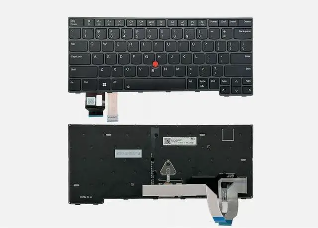 Main image of New US Black English Backlit Laptop Keyboard for Lenovo ThinkPad L14 Gen 3, L14 Gen 4, P14s Gen 3, P14s Gen 4, T14 Gen 3, T14 Gen 4