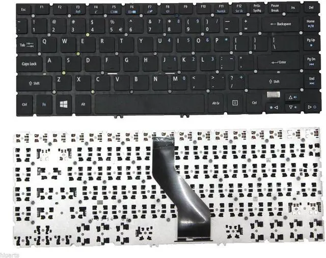 Main image of New Laptop Keyboard (Without Frame Non-Backlit) Replacement for Acer Aspire R3-431T R3-471T R3-471TG US Layout Black Color