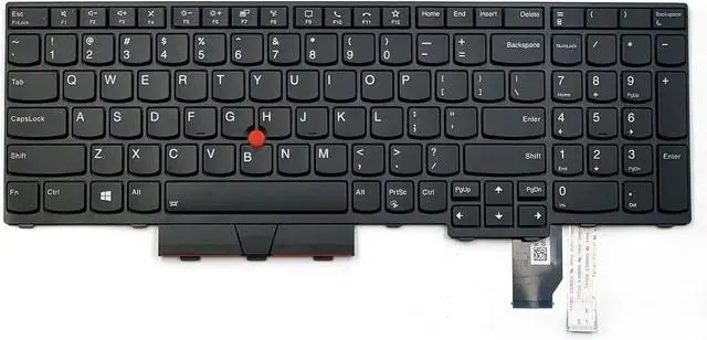 Main image of New US Black English Backlit Keyboard for Lenovo ThinkPad P15v Gen 3 (21D8 21D9 21EN 21EM) / T15p Gen 3 (21DA 21DB)