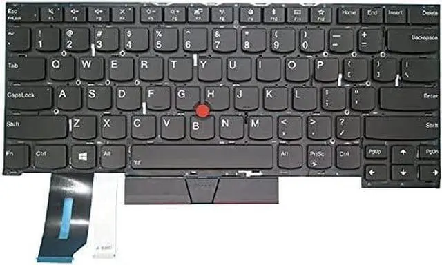 Main image of New US Black English Backlit Laptop Keyboard (Without palmrest) for Lenovo Thinkpad P1 Gen 1 (Type 20MD, 20ME) P1 Gen 2 (Type 20QT, 20QU) Light Backlight