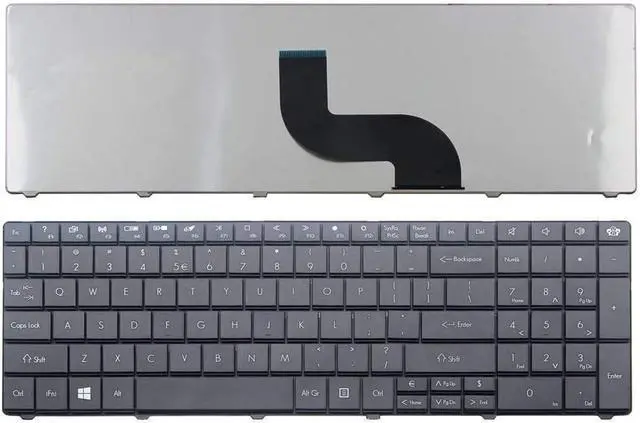 Main image of New Replacement for Gateway NE56R10u NE56R11u NE56R12u NE56R13u NE56R34u Laptop Keyboard US Black