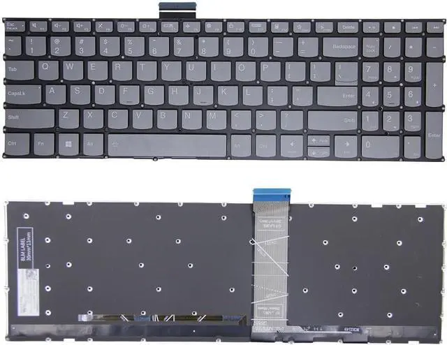Main image of New US Black English Backlit Laptop Keyboard (Without palmrest) for Lenovo IdeaPad Slim 3 16IAH8 83ES 3 16IRH8 83EN