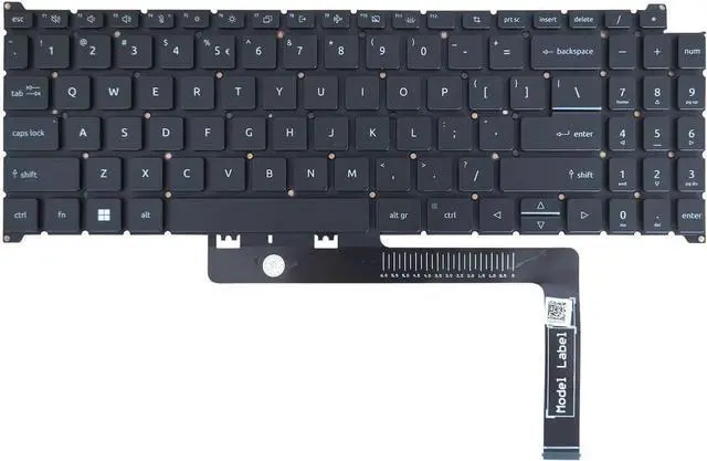 Main image of New US Black English Backlit Laptop Keyboard (Without palmrest) for Acer Swift Edge 16 SFE16-43 SFE16-43-R98R