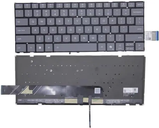 Main image of New US Black English Backlit Laptop Keyboard (Without palmrest) for Lenovo Yoga Slim 7 15ILL9 83HM Slim 7 14ILL10 83MC