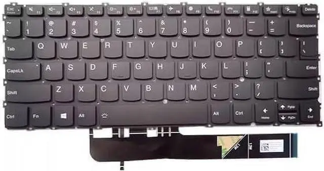 Main image of New US Black English Backlit Laptop Keyboard (Without palmrest) for Lenovo ThinkBook Plus G3 IAP 21EL