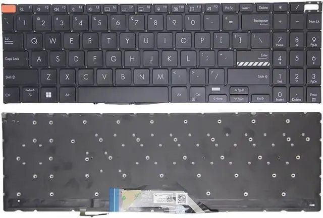 Main image of New US Black English Backlit Laptop Keyboard (Without palmrest) Replacement for ASUS Vivobook K3502ZA S5602ZA M5602ZA