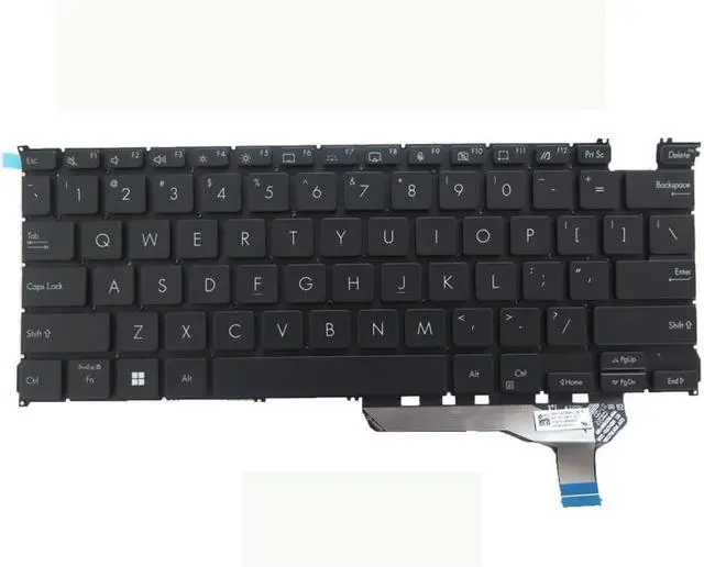 Main image of New US Black English Backlit Laptop Keyboard (Without palmrest) Replacement for ASUS Zenbook 14 UM3402 UM3402Y UX3402Z S13 X13 UM5302T Q409ZA