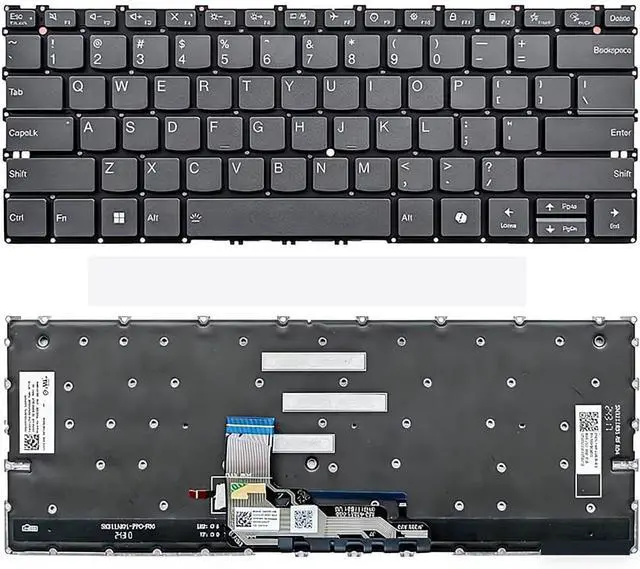 Main image of New US Black English Backlit Laptop Keyboard (Without palmrest) for Lenovo ThinkBook 13x G4 IMH - Type 21KR