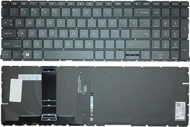 Main image of New US Black English Backlit Laptop Keyboard (Without palmrest) for HP Zbook Power 15.6 inch 15 G9 15 G10