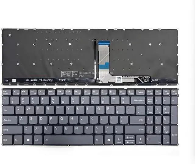 Main image of New US Black English Backlit Laptop Keyboard (Without palmrest) Replacement for Lenovo Yoga Pro 9 16IAH10, 16IMH9, 16IRP8