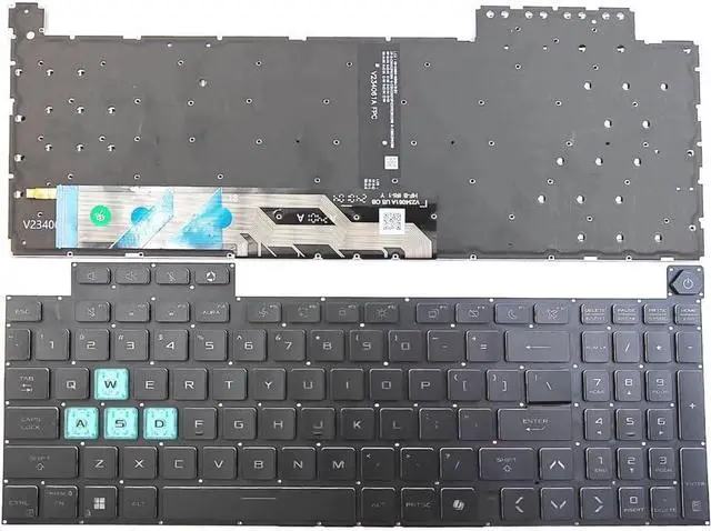 Main image of New US Black English Backlit Laptop Keyboard (Without palmrest) for Asus TUF Gaming A16 FA608 FA608PM FA608PP FA608UH FA608UM FA608UP FA608WM FA608WP