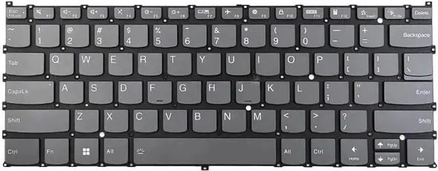 Main image of New US Gray English Backlit Keyboard (Without palmrest) for Lenovo Yoga 7 14ARB7 14IAL7 Yoga Slim 7 Prox 14ARH7 14IAH7
