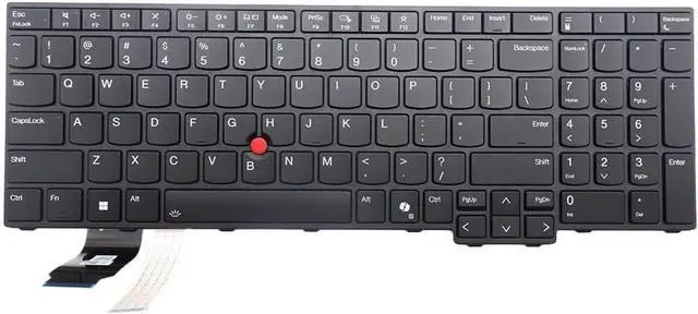 Main image of New US Black English Backlit Laptop Keyboard for Lenovo ThinkPad T16 Gen 4 Type 21QE 21QF 21QN 21QQ, ThinkPad P16s Gen 4 Type 21QR 21QS 21QV 21QW 21RX 21RY