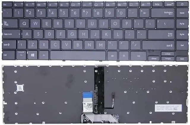 Main image of New US Black English Backlit Laptop Keyboard (Without palmrest) Replacement for ASUS ZenBook 14 UX425 UX425E UX425EA UX425JA UX425IA UM425IA UM425 UM425U UM425Q UM425UA UM425QA