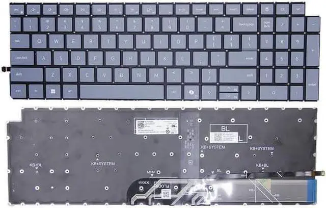 Main image of New US Black English Backlit Laptop Keyboard (Without palmrest) for Dell Inspiron 16 5640 5645 P131F P131F001 P131F002 Vostro 16 5640 V5640 Light Backlight