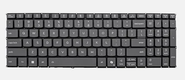 Main image of New US Black English Backlit Laptop Keyboard (Without palmrest) for Lenovo IdeaPad Slim 5 16AHP10, 5 16AKP10, 5 16ARP10, 5 16IAH10, 5 16IRH10, 5 16IRH10R Light Backlight