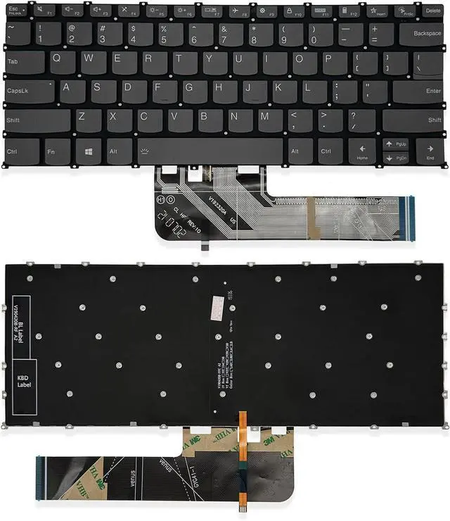 Main image of New US Black English Backlit Laptop Keyboard (Without palmrest) for Lenovo IdeaPad Slim 5 14AHP9 14IMH9 14IRU9 Light Backlight