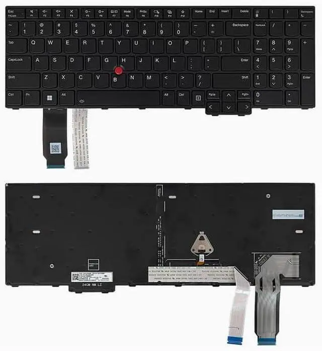 Main image of New US Black English Backlit Keyboard Replacement for Lenovo Thinkpad L16 Gen 1 Type 21L3 21L4 21L7 21L8, Thinkpad T16 Gen 3 Type 21MN 21MQ Light Backlight