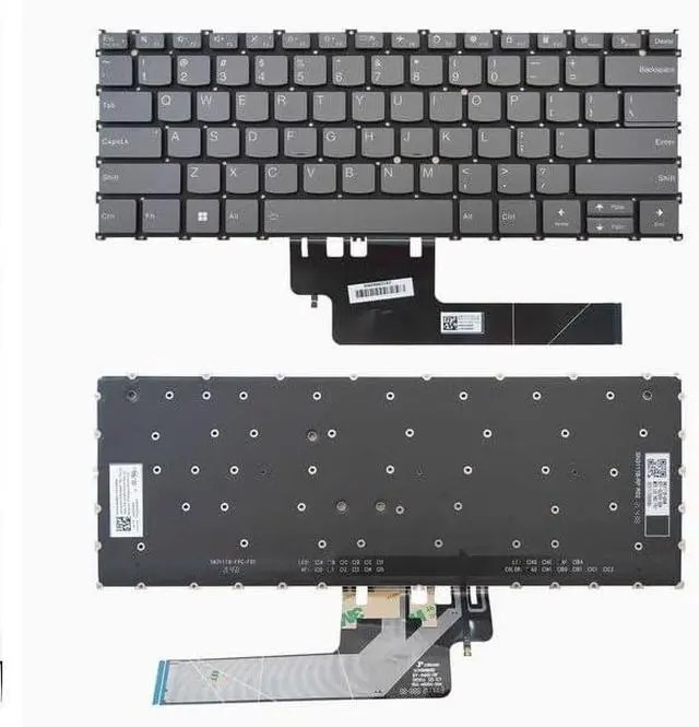 Main image of New US Black English Backlit Laptop Keyboard (Without palmrest) Replacement for Lenovo Slim 7 Carbon 13IAP7, 13IRP8, Yoga Slim 7 Carbon 13IAP7, 13IRP8 Light Backlight