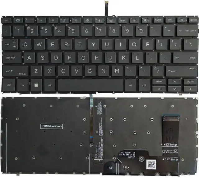 Main image of New US Black English Backlit Laptop Keyboard (Without palmrest) Replacement for HP ZBook Firefly 14 G9 14 G10 Light Backlight