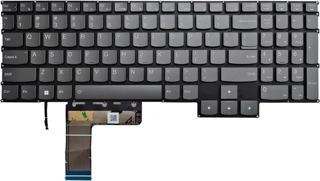 Main image of New US Black English Backlit Laptop Keyboard (Without palmrest) Replacement for Lenovo Legion Slim 5 16APH8 Slim 5 16IRH8 Light Backlight
