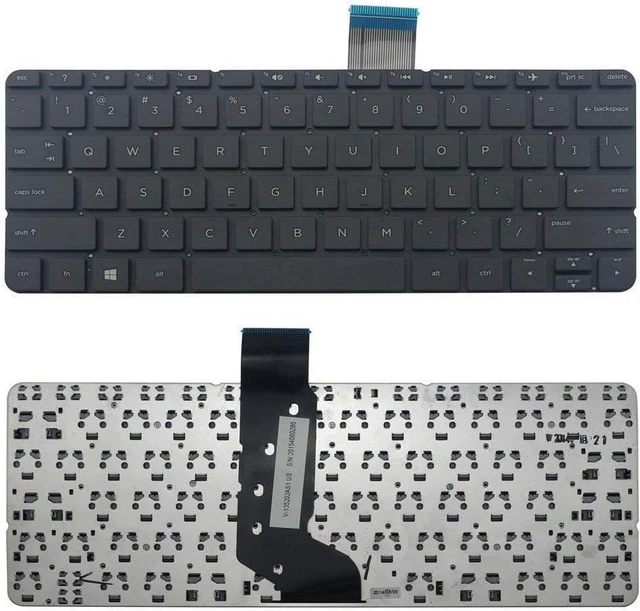 Main image of New US Black English Laptop Keyboard (Without palmrest) for HP Stream 11 Pro G5, 11 Pro G1/G2/G3/G4 EE