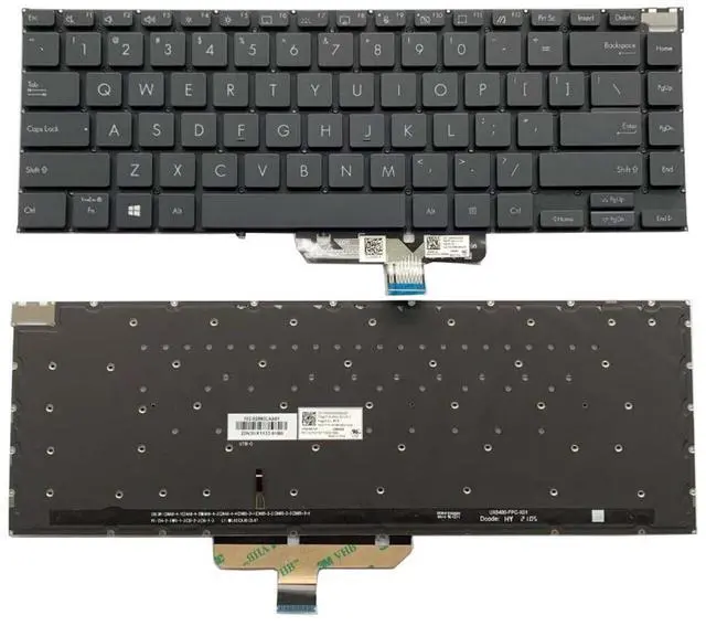 Main image of New US Black English Backlit Laptop Keyboard (Without palmrest) Replacement for ASUS Zenbook 14X UM5401 UX5401Z UX5401E UM5401QA Light Backlight