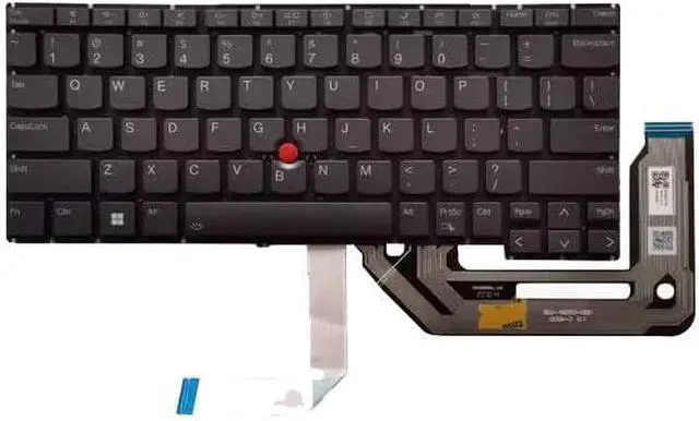 Main image of New US Black English Backlit Laptop Keyboard (Without palmrest) for Lenovo ThinkPad X13 Gen 4 (21EX, 21EY 21J3, 21J4) X13 Yoga Gen 4 (21F2, 21F3)