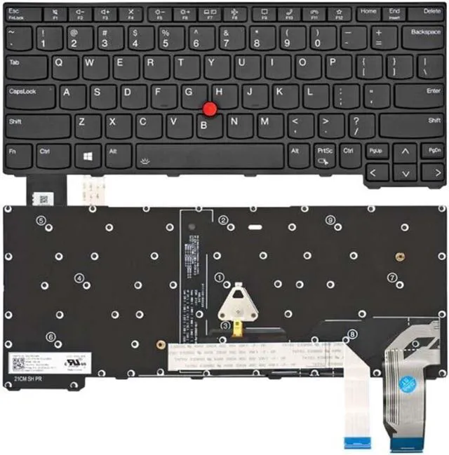 Main image of New US Black English Backlit Laptop Keyboard for Lenovo ThinkPad L13 Gen 3 21B3/21B4/21FN/21FQ L13 Gen 4 21FG/21FH 21FN, 21FQ Light Backlight