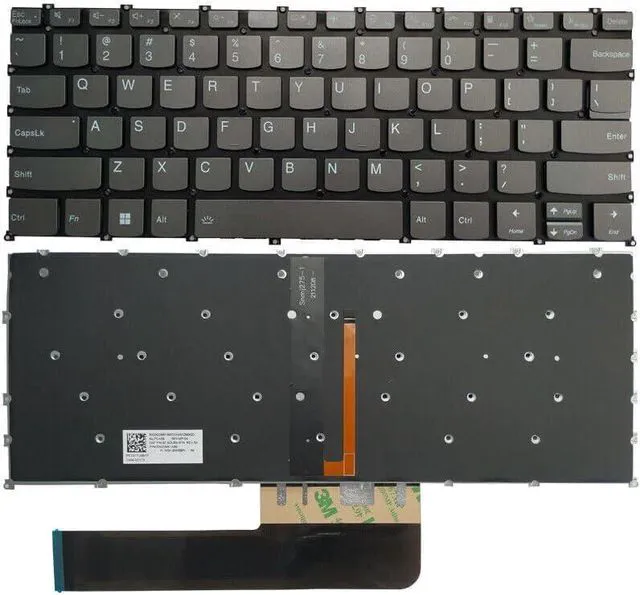 Main image of New US Black English Backlit Laptop Keyboard (Without palmrest) for Lenovo ThinkBook 14p G3 ARH 21EJ, 14s Yoga G3 IRU 14s, Yoga G2 IAP Light Backlight